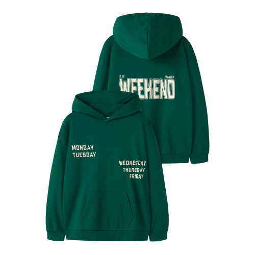 Name It Hættetrøje - NkmLeland - Evergreen
