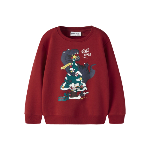 NAME IT Sweatshirt Rane Red Dahlia