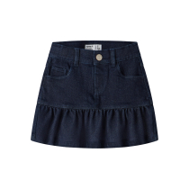NAME IT Denim Glitter Nederdele Liv Dark Blue Denim