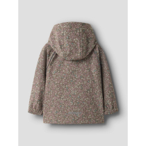 NAME IT Softshell Jakke Alfa08 Brown Lentil Flower Field
