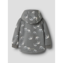 NAME IT Softshell Jakke Alfa08 Quiet Shade Elephant