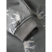 NAME IT Softshell Jakke Alfa08 Quiet Shade Elephant