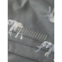NAME IT Softshell Jakke Alfa08 Quiet Shade Elephant
