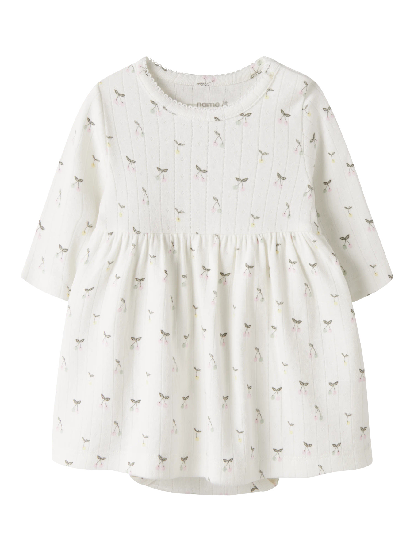 NAME IT Kjole Body Ficherry Cloud Dancer billede