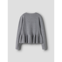 NAME IT Strik Cardigan Nyssa Grey Melange