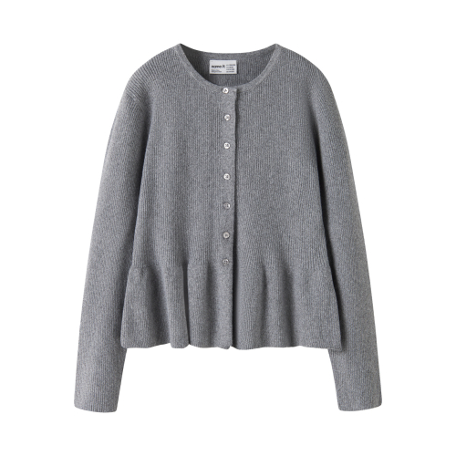 Name It Cardigan - Strik - NkfNyssa - Grey Melange