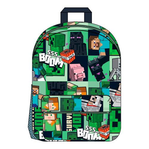 Name It Rygsæk - NkmJonk - Sort m. Minecraft