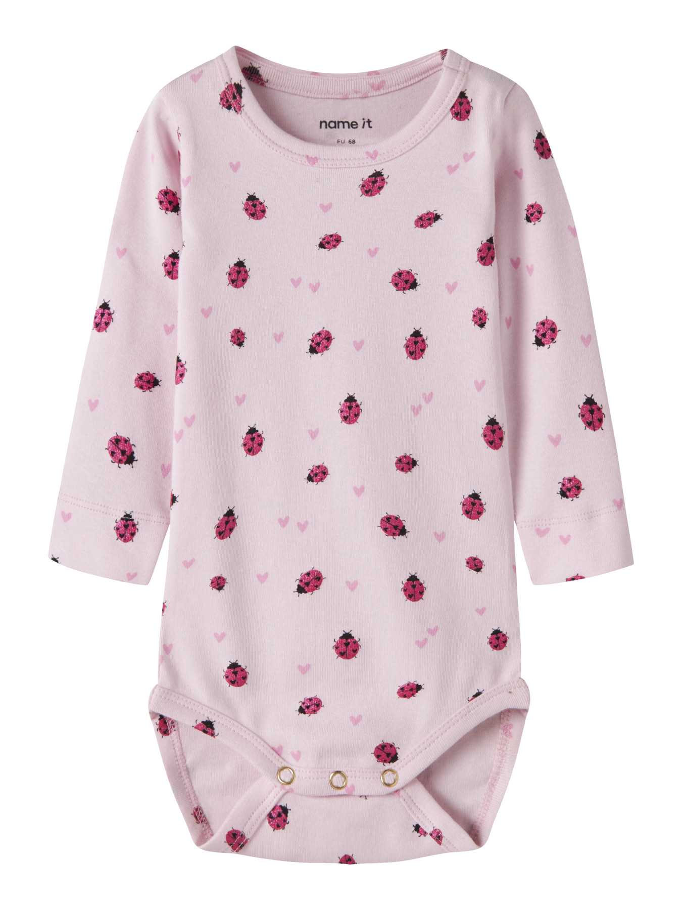 Name It Body l/æ - Bomuld/Modal - NbfHaline - Cradle Pink m. Gli