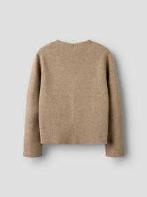 NAME IT Nkfberta Ls Cardigan Knit - Mocha Meringue