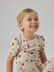 NAME IT T-Shirt Haline Peyote Melange