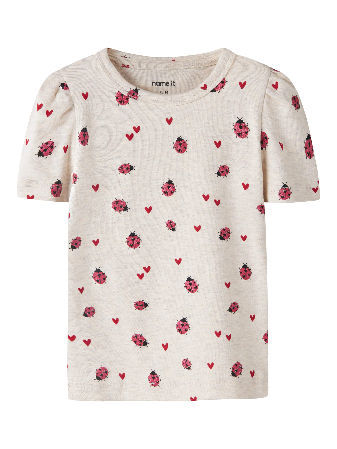 NAME IT T-Shirt Haline Peyote Melange billede