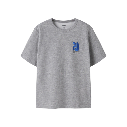 NAME IT T-shirt Neil Grey Melange