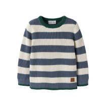 NAME IT Striktrøje Nereus Blue Mirage