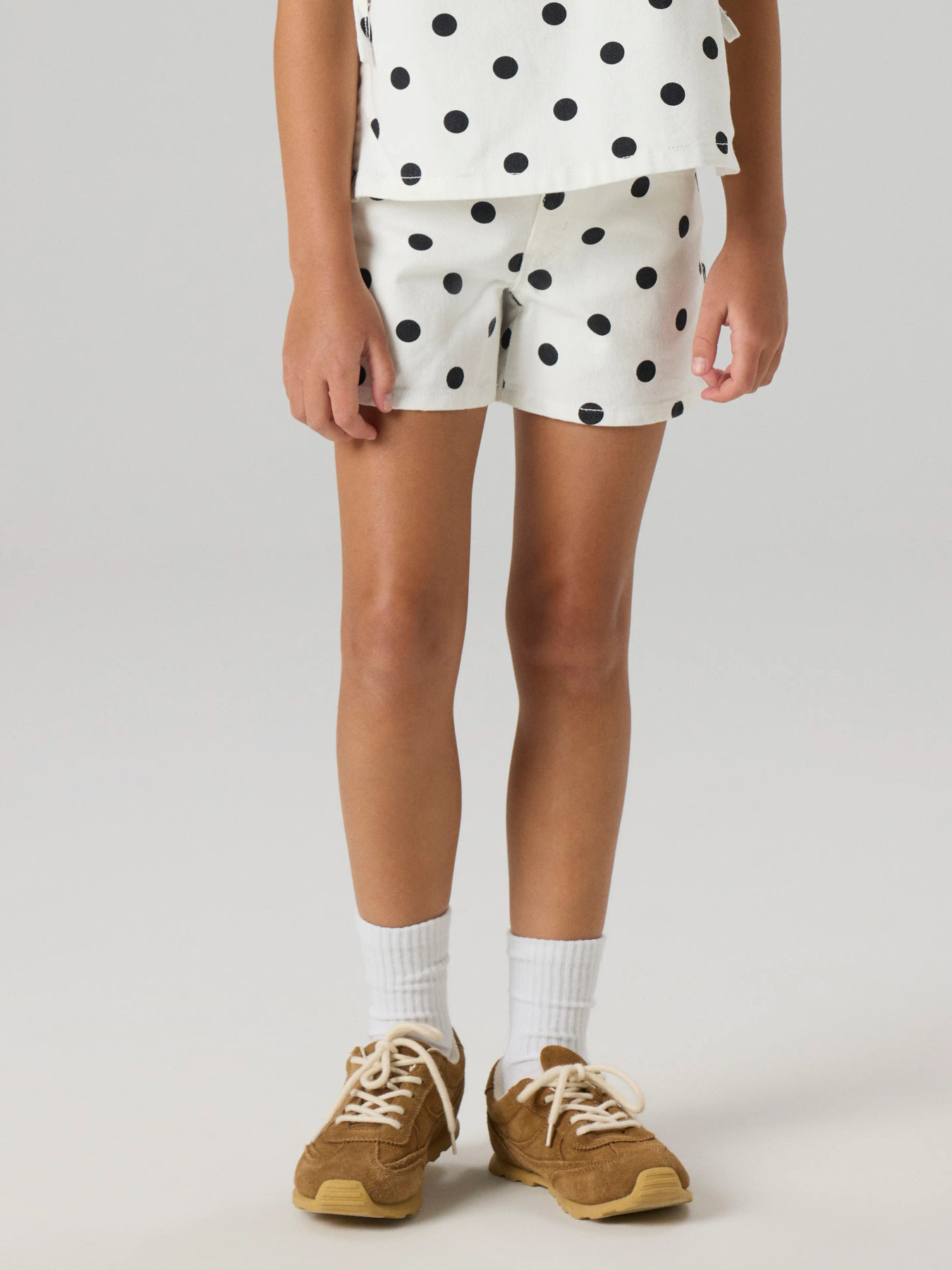 NAME IT Shorts Rose Twill Antique White billede