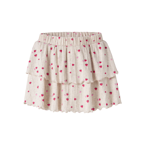 Name It Nederdel - NmfJelly - Skort - Peyote Melange/ Strawberry