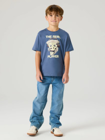 NAME IT T-shirt Victor Vintage Indigo