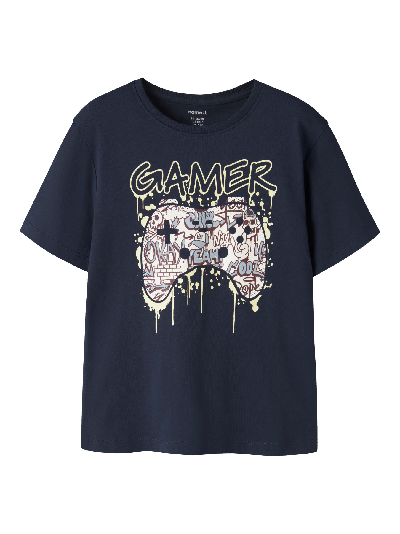 Name It T-shirt - NkmVictor - Navy Blazer/Game