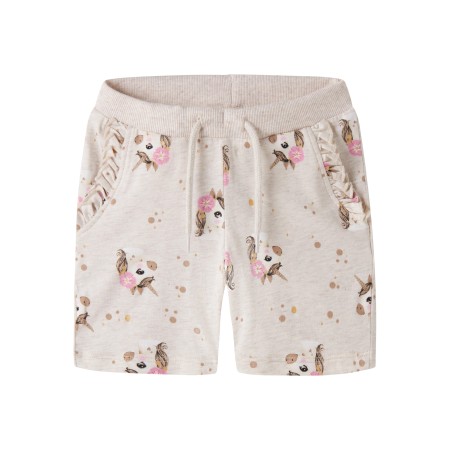 Name It Shorts - NmfJalisa - Peyote Melange m. Glimmer
