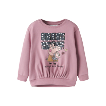 NAME IT Sweatshirt Ama Gurli Gris Lilas