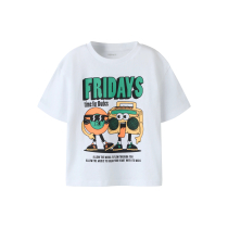 NAME IT T-Shirt Heinrick Bright White
