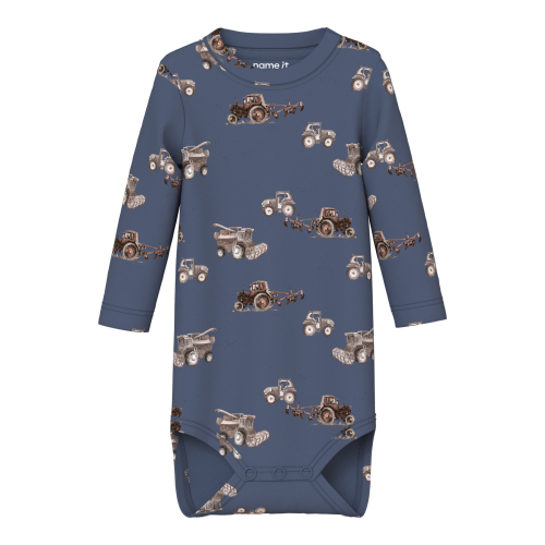 Name It Janol - Baby Body - Blå - 56