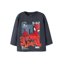 NAME IT Bluse Alder Spider-Man Ombre Blue