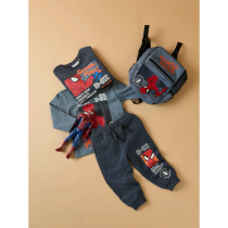 NAME IT Bluse Alder Spider-Man Blue Mirage