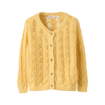 LIL ATELIER Strik Cardigan Fea Sahara Sun
