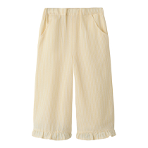 LIL ATELIER Wide Bukser Folly Sahara Sun