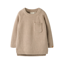 LIL ATELIER Striktrøje Fogon Oxford Tan