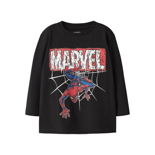 Name It Bluse - NmmScary - Spider Man - Black