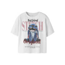 NAME IT T-shirt Adana Stitch Bright White