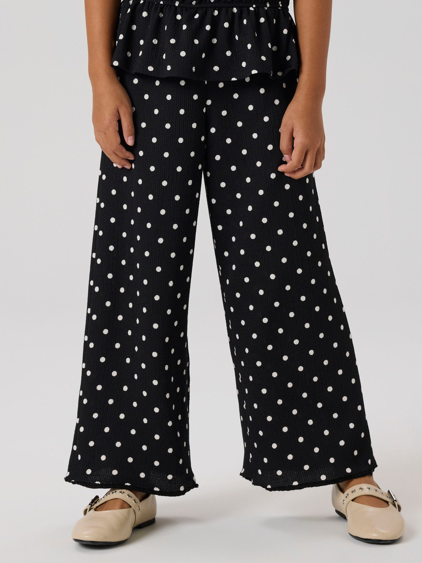 NAME IT Prikkede Bukser Rachel Black Dots