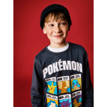 NAME IT Sweatshirt Stus Pokemon Ombre Blue