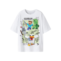 NAME IT T-shirt Sena Minecraft Bright White