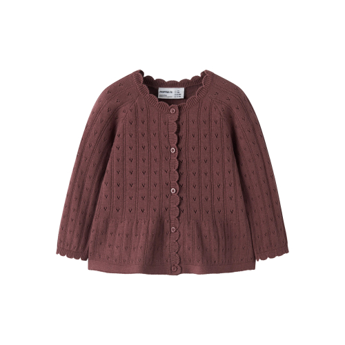 Name It Cardigan - Strik - NbfOxenia - Wild Ginger