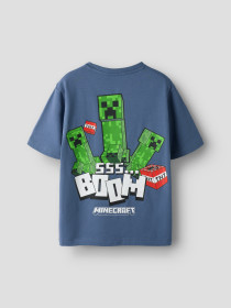 NAME IT T-shirt Asant Minecraft Vintage Indigo