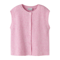 NAME IT Strik Vest Oanja Begonia Pink
