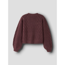 NAME IT Strik Cardigan Opal Wild Ginger