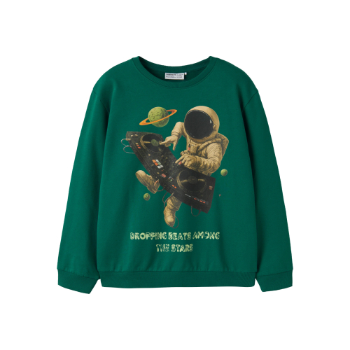 Name It Sweatshirt - NkmVoto - Evergreen/Space