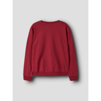 NAME IT Sweatshirt Vrasab Red Dahlia French Bulldog