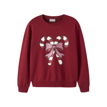 NAME IT Sweatshirt Vertrud Red Dahlia Candy 