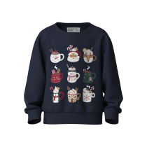 NAME IT Sweatshirt Vertrud  Navy Blazer Xmas