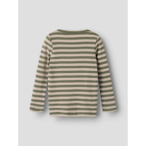 NAME IT Bluse Banio Dusty Olive Pure Cashmere