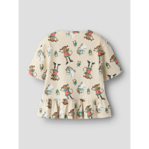 NAME IT T-shirt Mara Pippi Peyote Melange