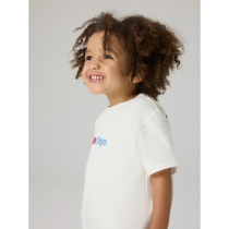 NAME IT T-shirt Fukkan Cloud Dancer Good Days