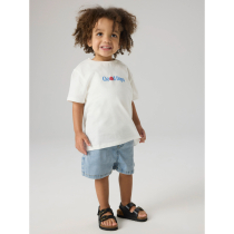 NAME IT T-shirt Fukkan Cloud Dancer Good Days