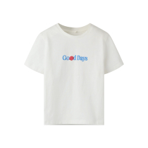 NAME IT T-shirt Fukkan Cloud Dancer Good Days