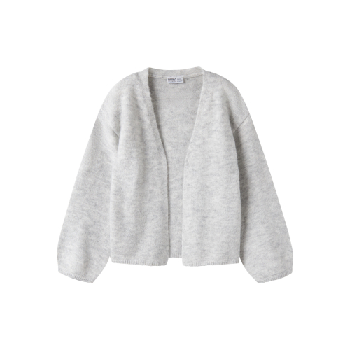 Name it Cardigan - Strik - NkfOlina - Light Grey Melange