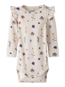 NAME IT Langærmet Body Filulu Lilac Ash